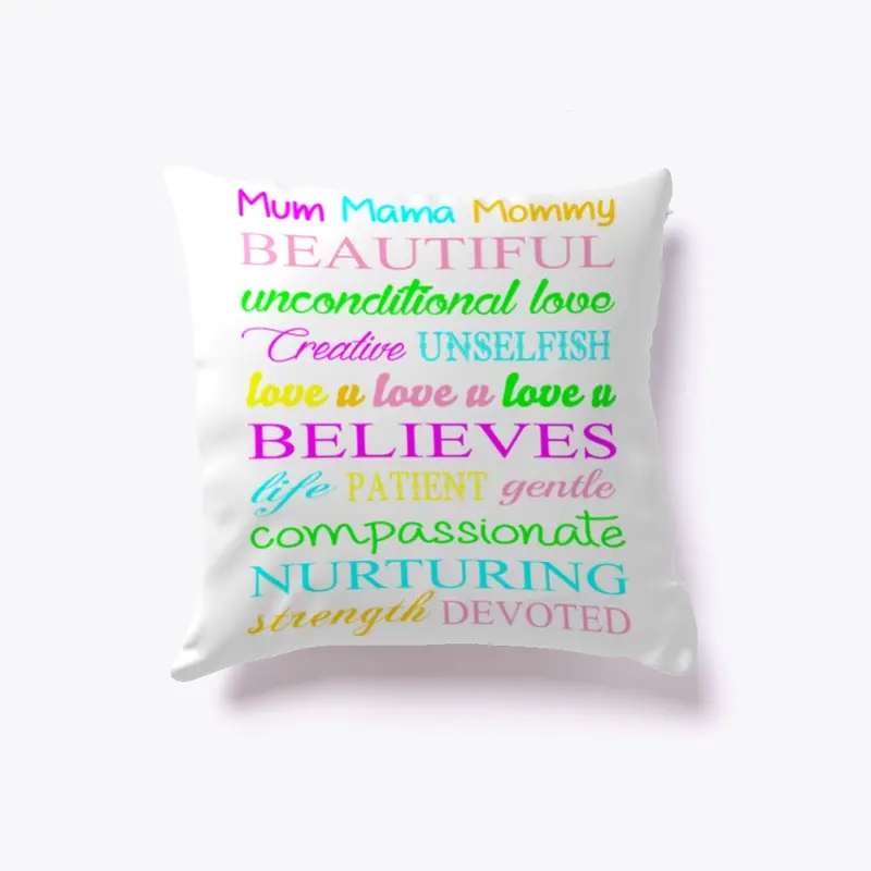 Mommy Beautiful Strength Devoted Pillow